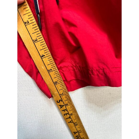 Tommy Hilfiger Men's Swimsuit Trunks Shorts Size M Apple Red Mesh Liner Pockets - Picture 9 of 13
